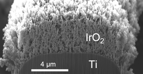 Nano particle layer